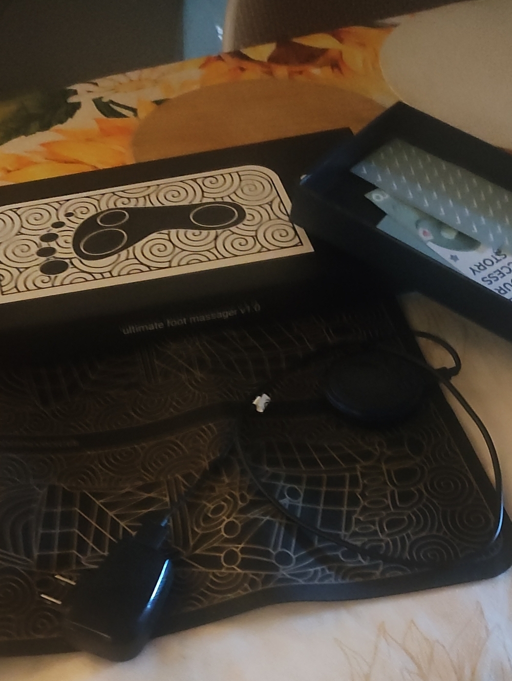 Black VR/AR Foot Controller Sensor Pad - Blackfor Pain